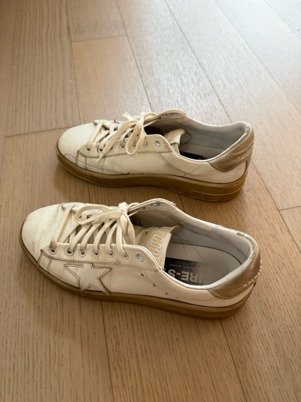 Golden Goose Purestar Size 39 Gold - Picture 3 of 6